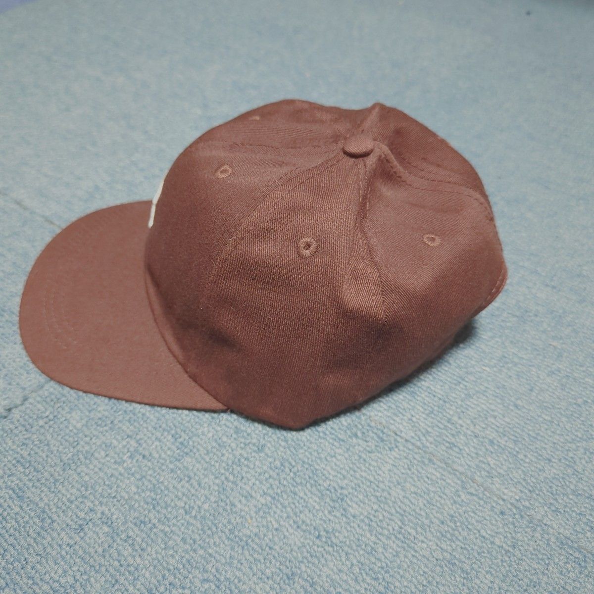 レディース　帽子　キャップ　カジュアル　ブラウン　茶色　シンプル　韓国　ロゴ おしゃれ