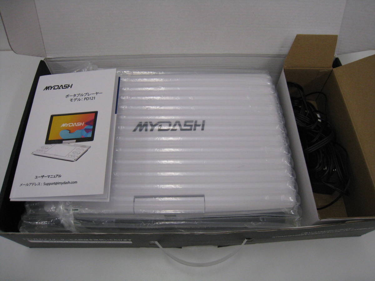 ◆MYDASH◆ PD121 ポータブルプレイヤー 通電確認済 DVDプレイヤー _画像2