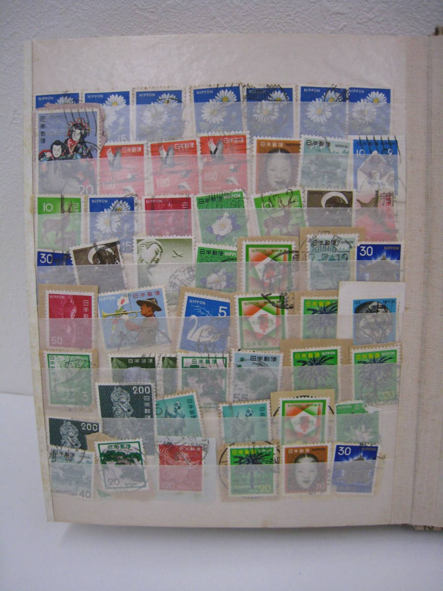 ◆使用済み切手◆ まとめ 約80枚 日本 普通切手 記念切手 アルバム入_画像6