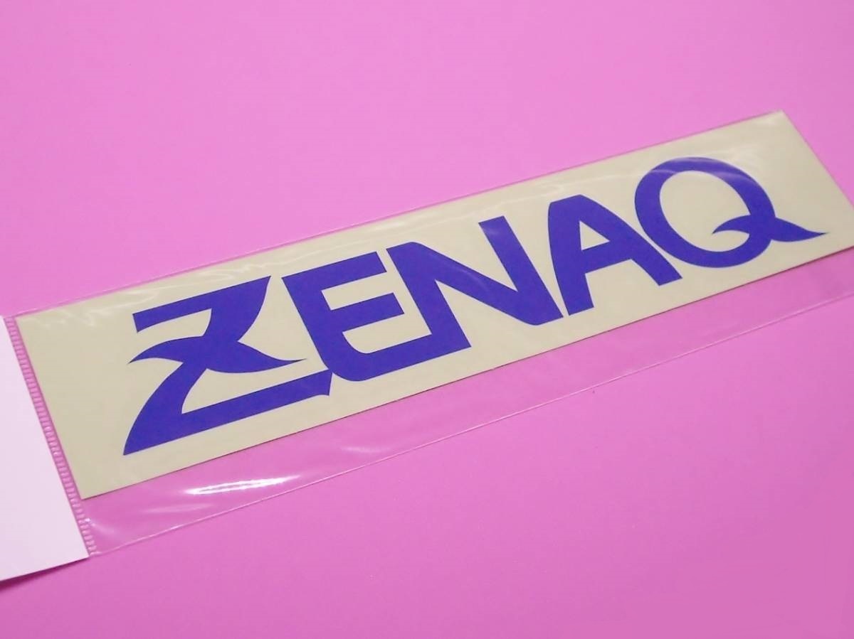 ゼナック 青 転写 ZENAQ ステッカー カッティング シート 220×47mm シール