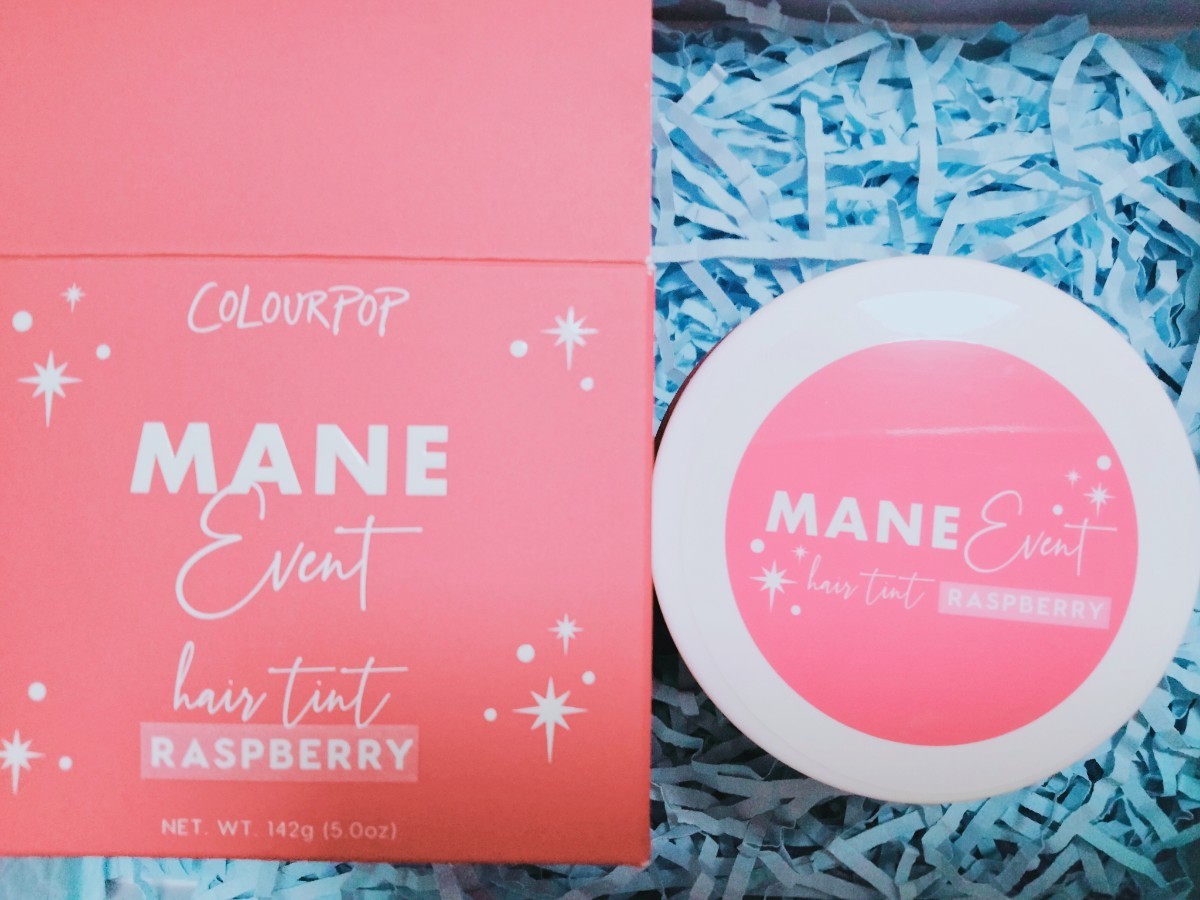 [Raspberry/laz Berry ]hair tint( краситель для волос )142g*colourpop* цвет pop * цвет масло 