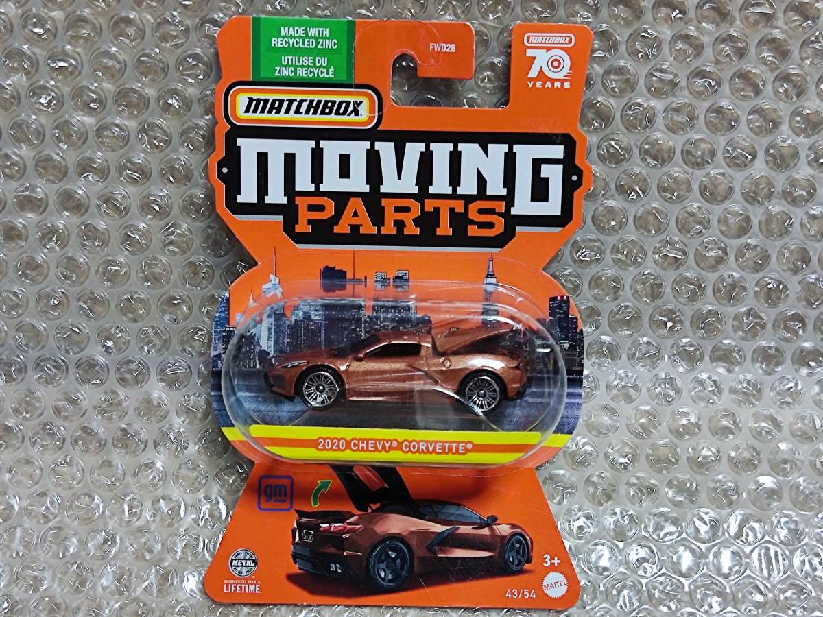 matchbox MOVING PARTS-CHEVY CORVETTE /ムービングパーツ/シェビー コルベット/CHEVROLET/シボレー/スポーツカー_画像2