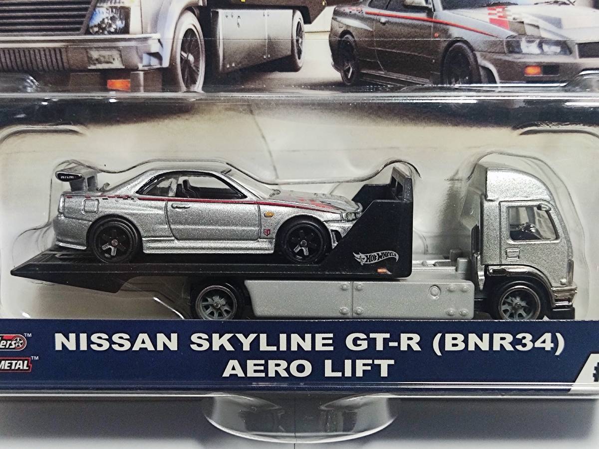 Hot Wheels TEAM TRANSPORT‐NISSAN SKYLINE GT-R (BNR34) nismo/AERO LIFT /チームトランスポート/スカイライン R34 ニスモ/Car Culture_画像3