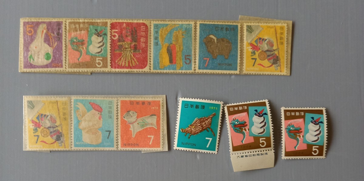 【 切手 バラ 】干支 お年玉切手 コレクション 日本郵便の画像1