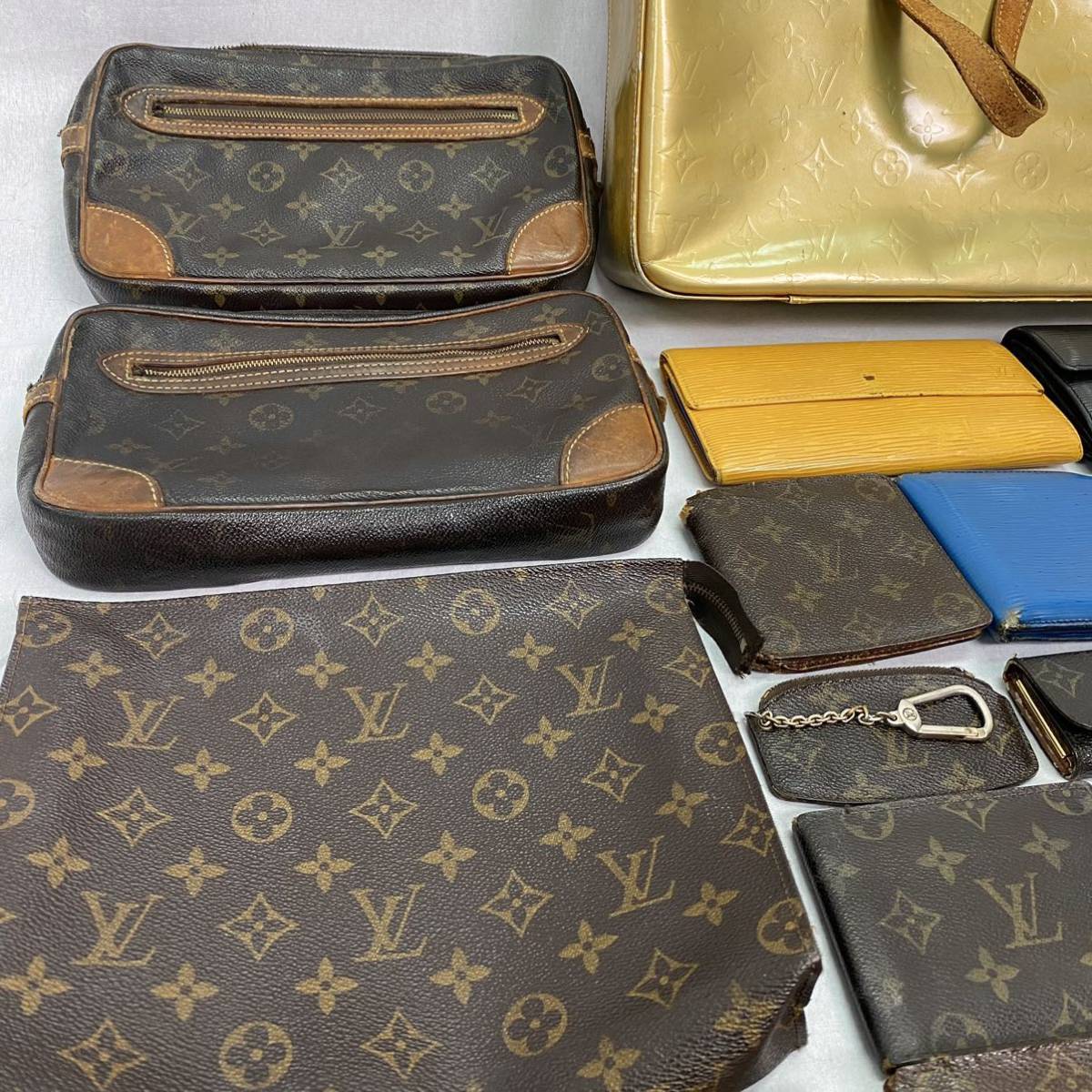 22点■ルイヴィトン LOUIS VUITTON■財布 コインケース 小物 バッグ ポーチ まとめ モノグラム ダミエ エピ 大量セット ポッシュトワレット_画像3