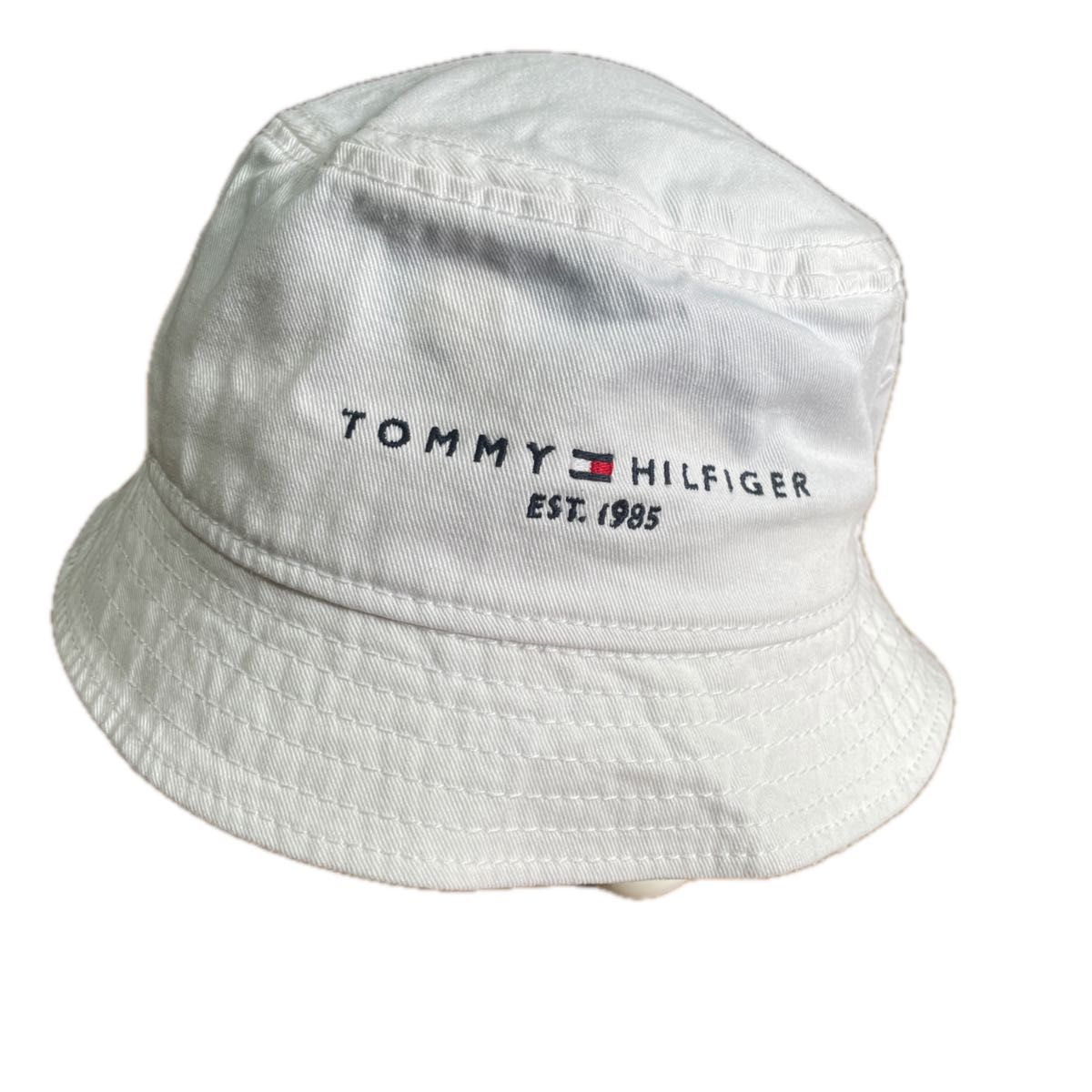 tommy hilfiger バケットハット ゴルフウェア 帽子 GOLF ハット　未使用品 ホワイト　バケハ　春　夏　キャンプ