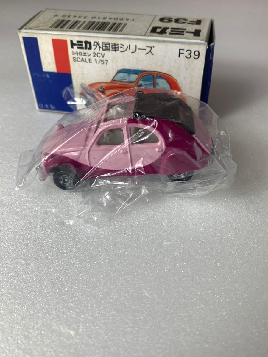 【１円】トミカ 日本製 No.F39 シトロエン 2CV フランス車 青箱 外国車シリーズ トミー TOMY TOMICA CITROEN　未使用_画像4