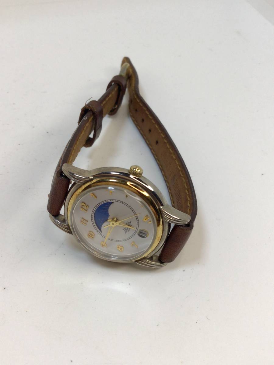 【ELNARD】レディース腕時計　中古品　稼働品　電池交換済　革ベルト5-20 sh_画像5