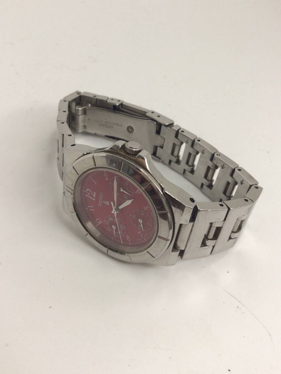 【SEIKO ルキア】マルチファンクション　中古品　稼働品　電池交換済　5-58 sh_画像4