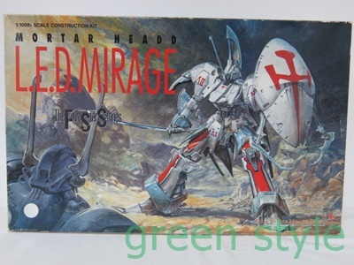 # MORTAR HEADD L.E.D.MIRAGE レッドミラージュ　1:100th SCALE CONSTRUCTION KIT　The Five Star Stones　wave　未組立品