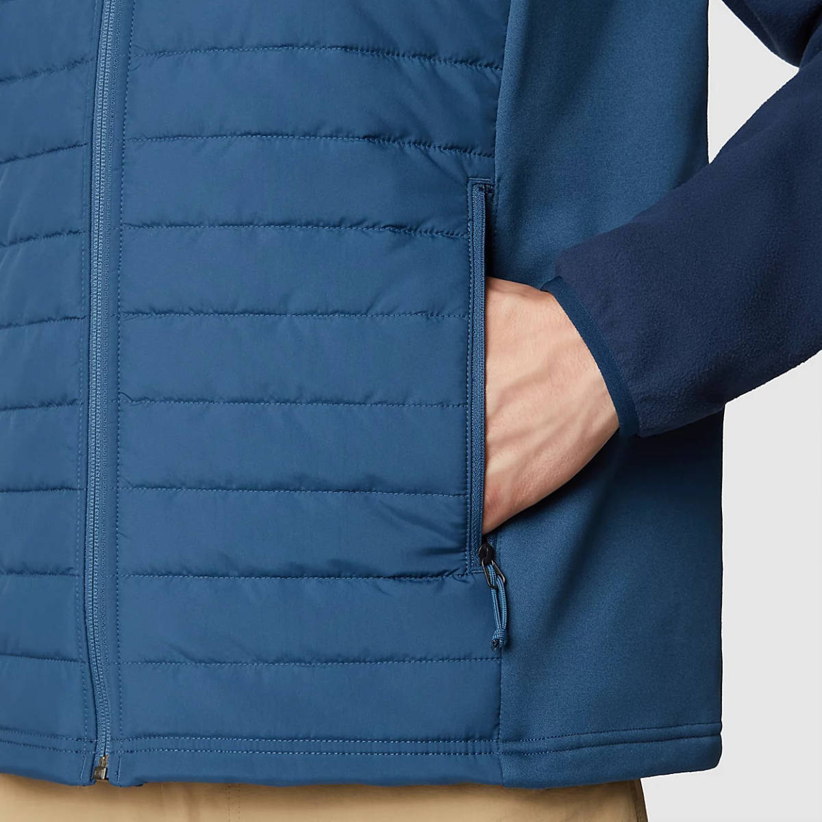 新品 正規品 USA限定 日本未発売 The North Face ノースフェイス インサレーションベスト 洗濯可能 Heatseeker Eco US-L Blue_画像7