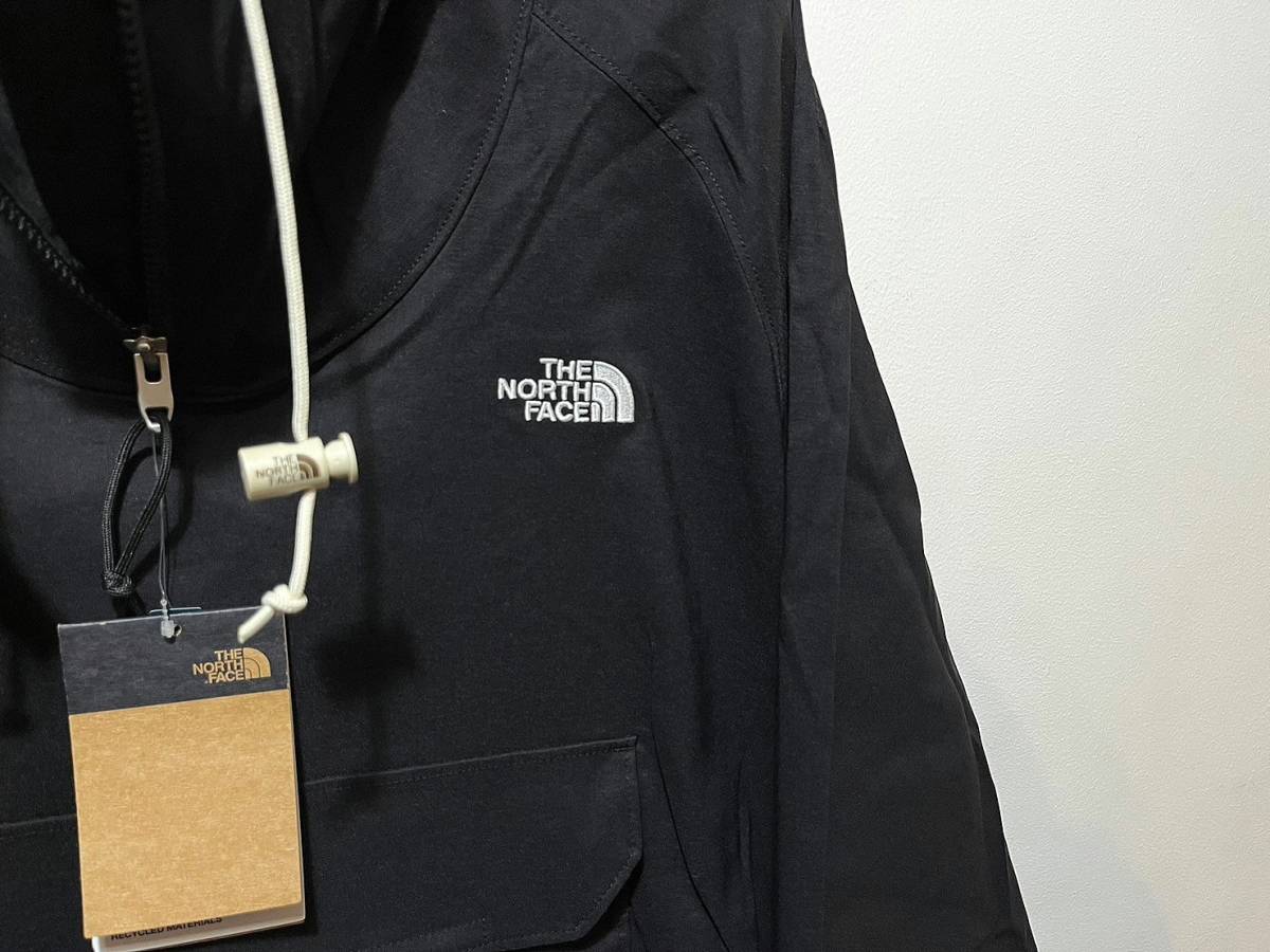 即決 新品 正規品 USA限定 The North Face ノースフェイス US-XL ストレッチ アノラック ナイロンジャケット BLACK パッカブル_画像4