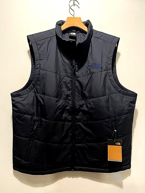 新品 正規品 USA限定 日本未発売 The North Face ノースフェイス US-L インサレーションベスト シャドーロゴ NAVY キルティングベストの画像4