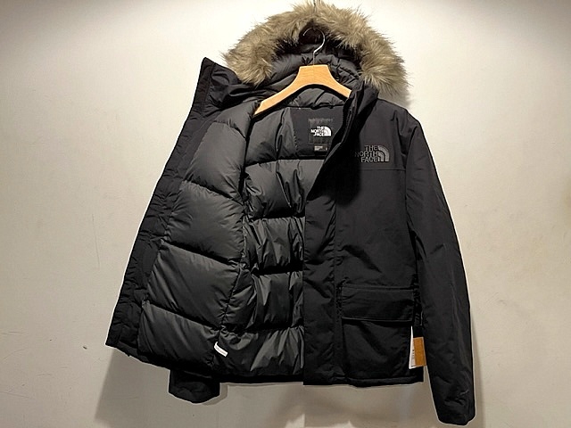 新品正規品 USA限定 The North Face ノースフェイス ビックシャドーロゴ アークティック ダウンパーカー ダウンジャケット ブラック_画像1