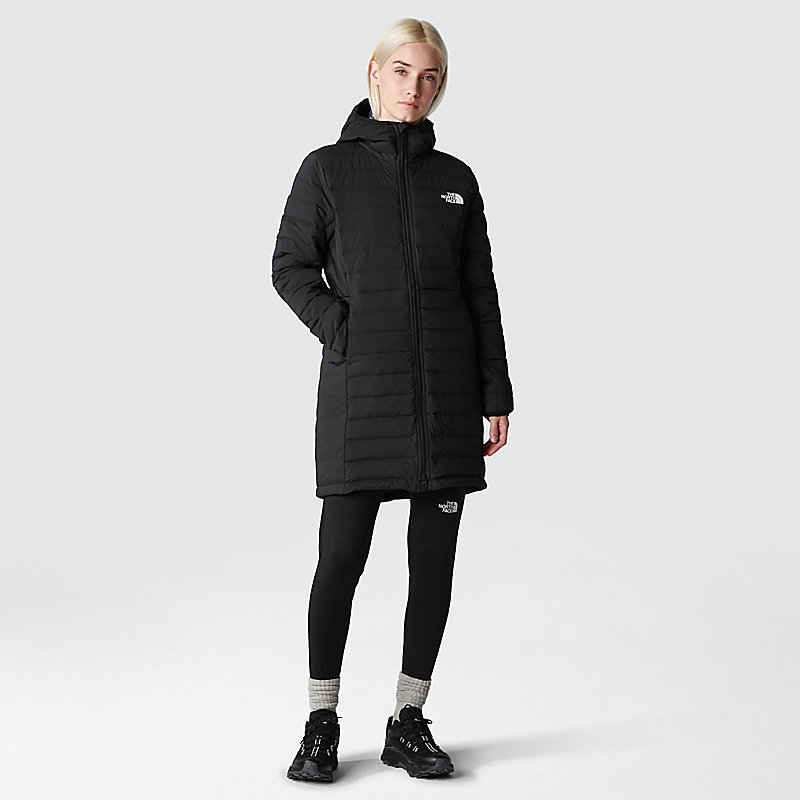 新品 正規品 EU/USA限定 日本未発売 The North Face ノースフェイス レディース ロング丈 600フィル ストレッチダウンジャケット US-Mの画像3