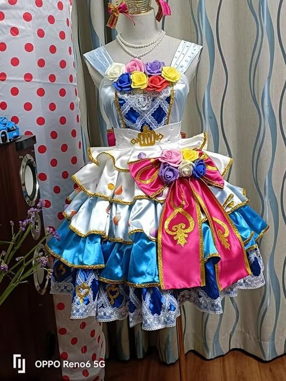 実物撮影】アイカツ! /大空あかりコスプレ衣装+手袋(ウィッグ 実物撮影】アイカツ! /大空あかりコスプレ衣装+手袋(ウィッグ