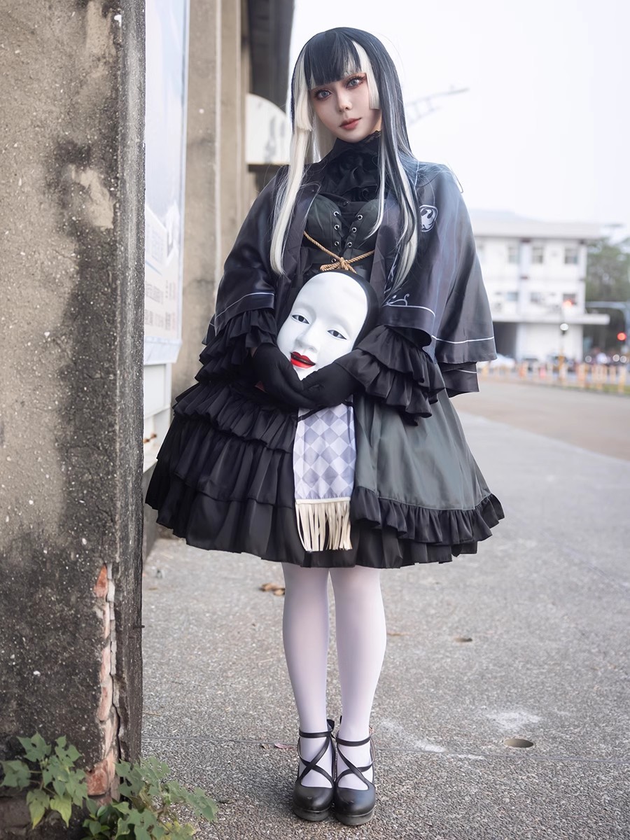 VTuber Juufuutei Raden 儒烏風亭らでん コスプレ衣装 風 VTuber Juufuutei Raden 儒烏風亭らでん コスプレ衣装 風