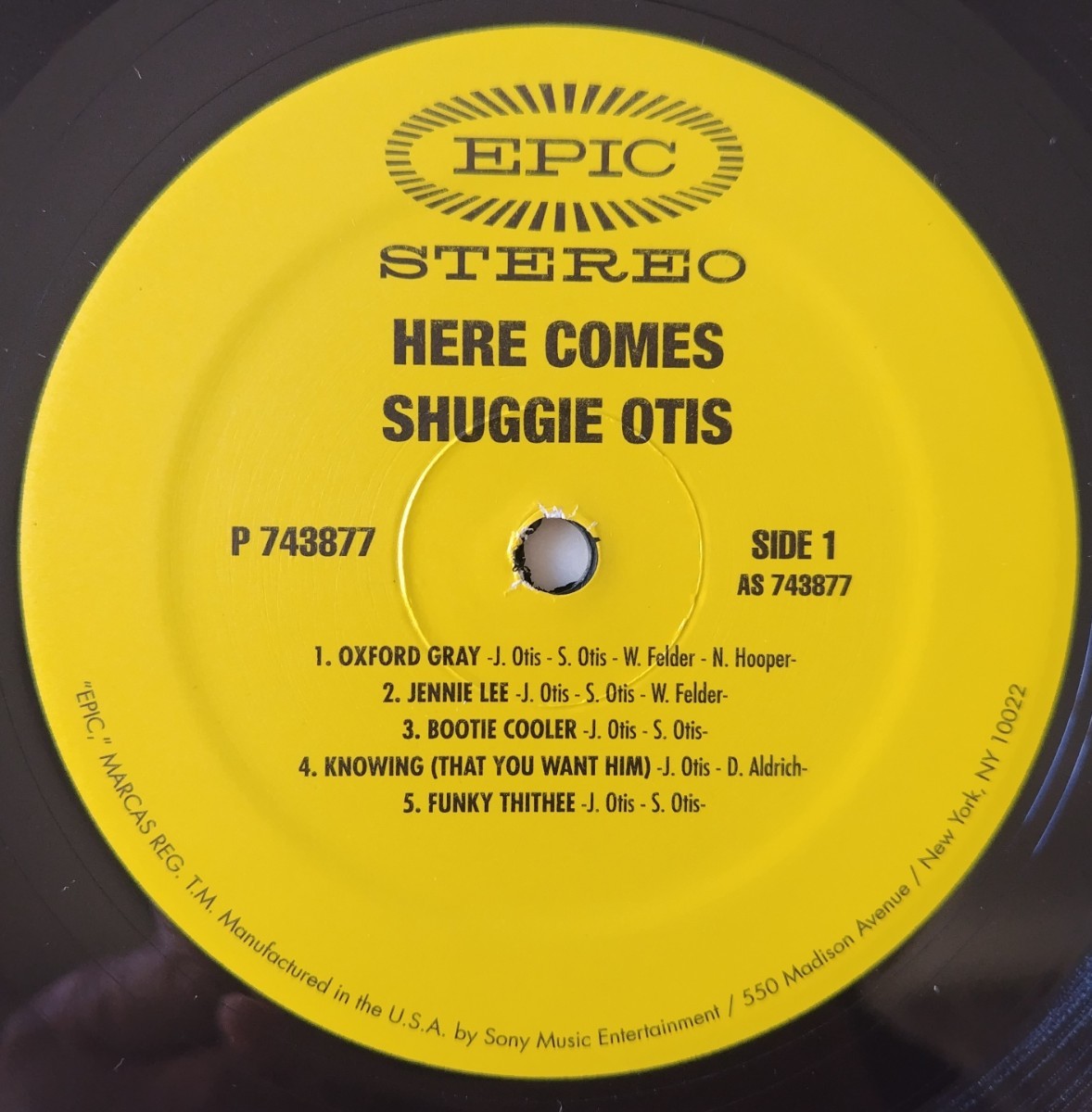 Shuggie Otis Here Comes Shuggie Otis/2011年米国盤Epic P 743877/180グラム重量盤_画像3