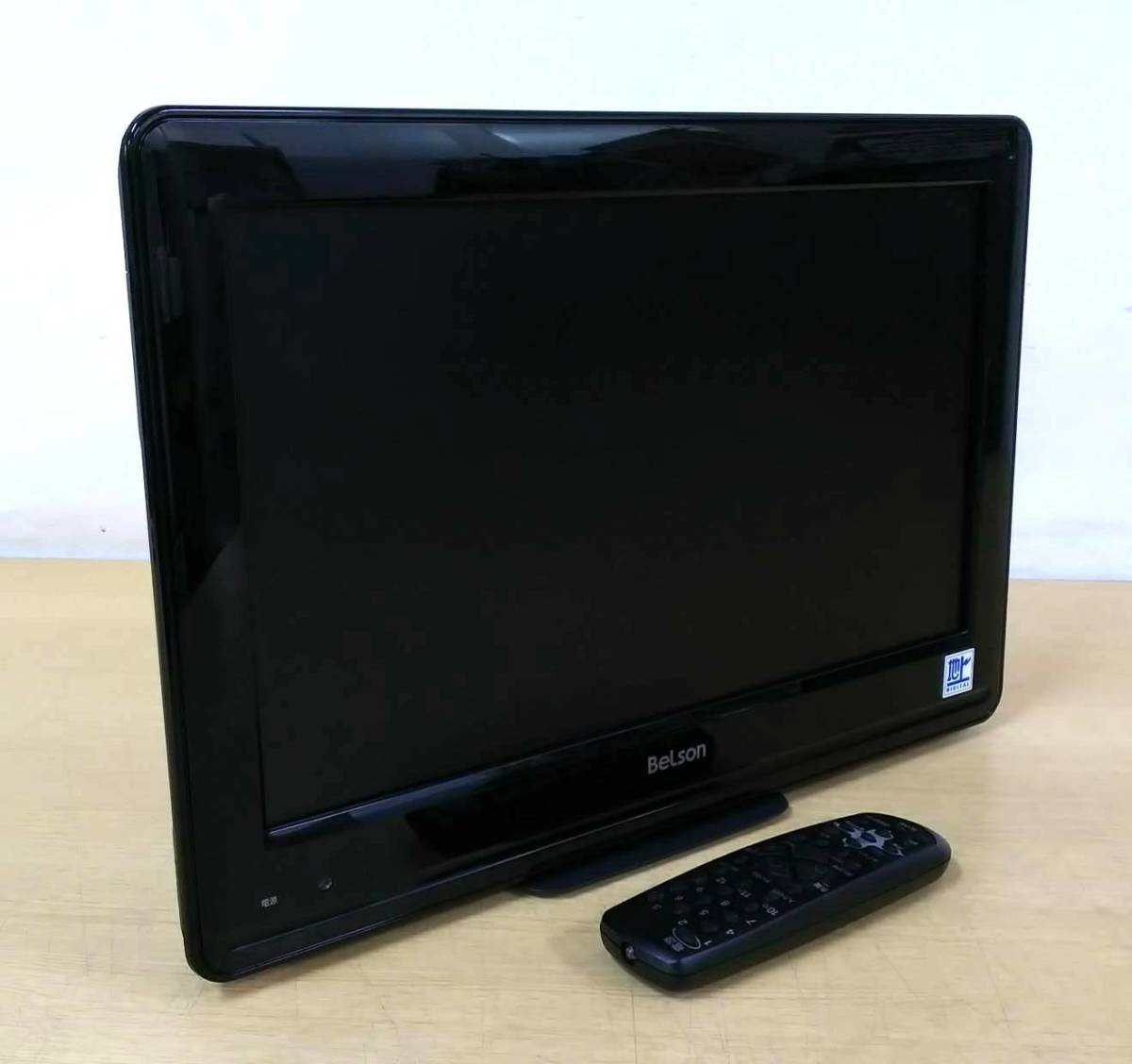 格安即決 BeLson 地デジ専用ハイビジョン16型テレビ DS16-11B オリジナルスタンド 中古 9台有 ベッドサイド/キッチンに最適 インボイス対応_画像2