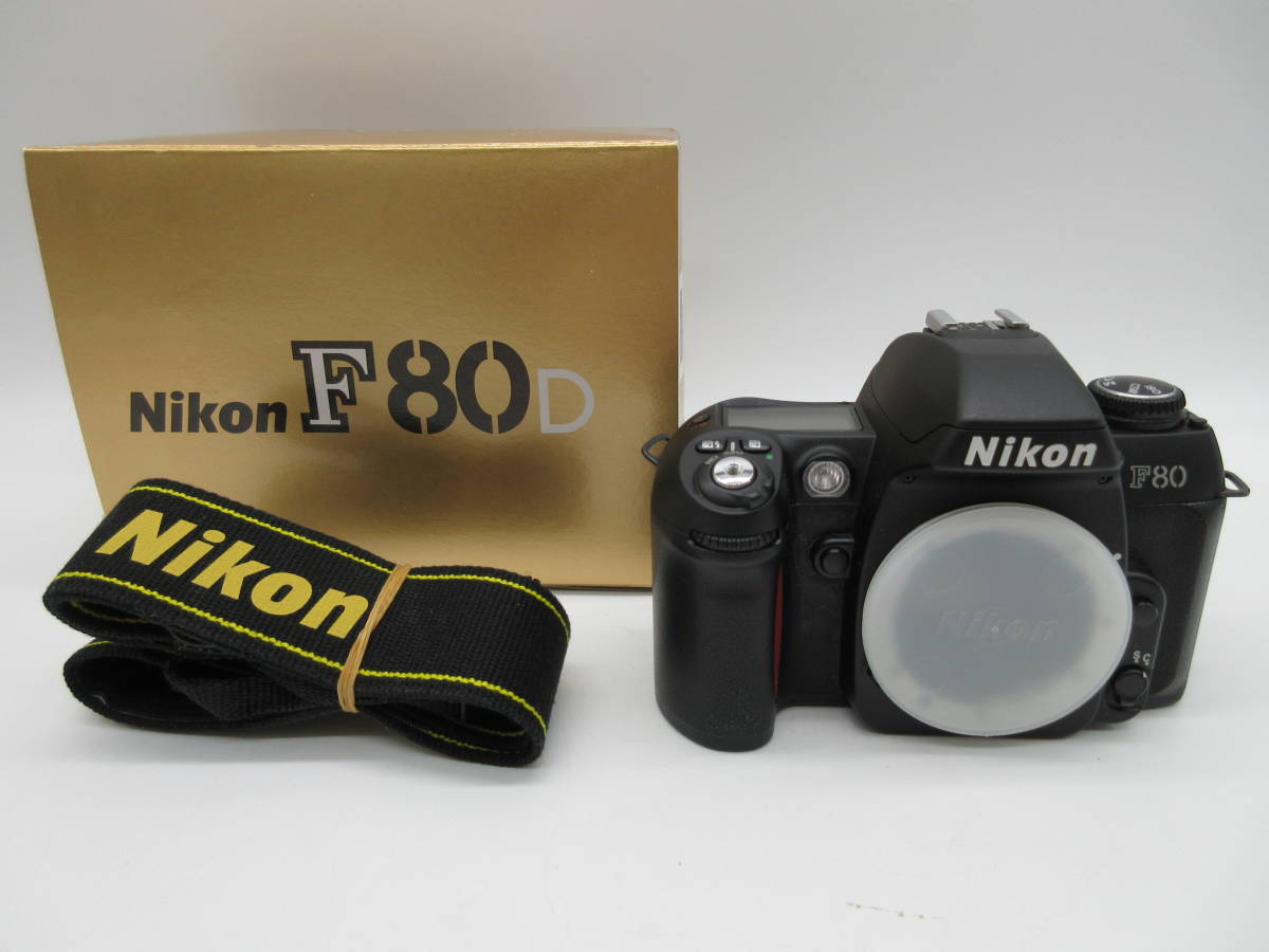 【★１円～★現状販売！】[UK12425]一眼レフカメラ Nikon F80D_画像1