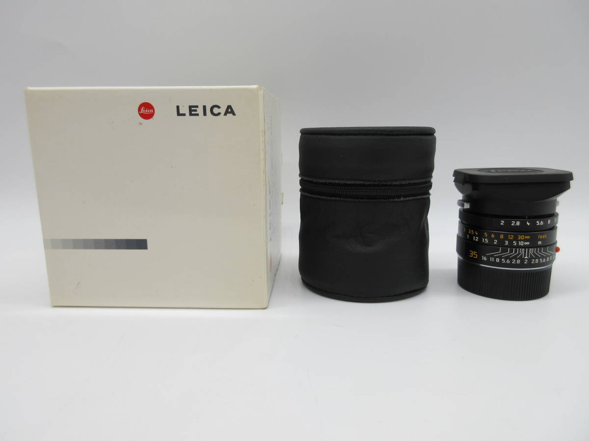 【★１円～★現状販売！】[U7411]カメラレンズ LEICA SUMMICRON-M 1:2/35mm ASPH ★状態良好！美品です♪★_画像1