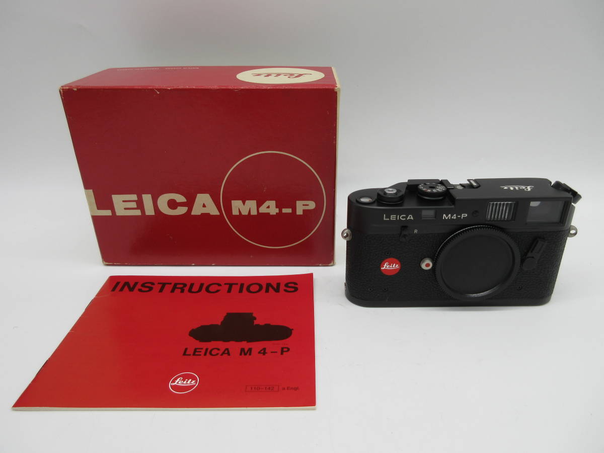 【★１円～★現状販売！】[U7473]レンジファインダーカメラ LEICA M4-P ブラックボディ ★外観の状態良好な美品です！★_画像1