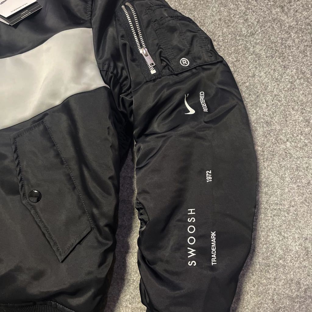 Lサイズ 新品 ナイキ ボンバージャケット ビック スウッシュ Lサイズ 新品 ナイキ ボンバージャケット ビック スウッシュ