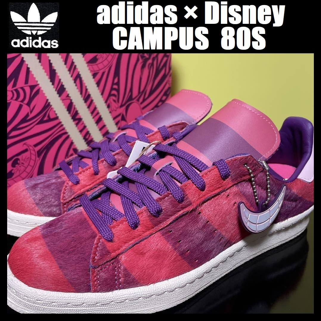 27.0cm★ adidas × Disney CAMPUS 80S アディダス キャンパス 80s チェシャ猫 不思議な国のアリス コラボ キャンパス ディズニー GX2026_画像1