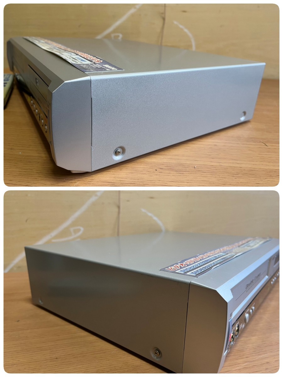 ○ SANYO DVD一体型 VHS Hi-Fi ビデオデッキ SUPER DRIVE VZ-DV1G (S) 2002年製 動作確認済 リモコン付属 中古品 ③_画像7