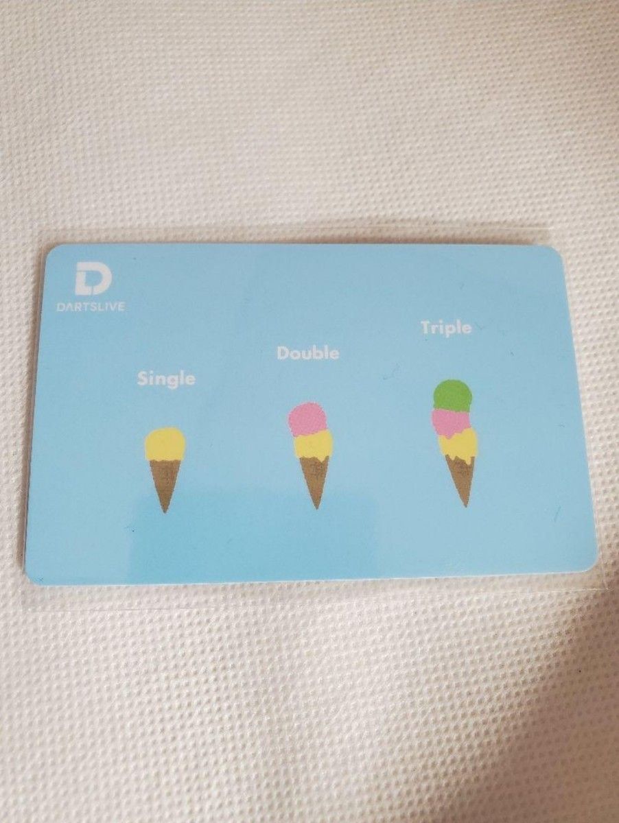 【廃盤品】ダーツライブカード　DARTSLIVE　アイスクリーム　13