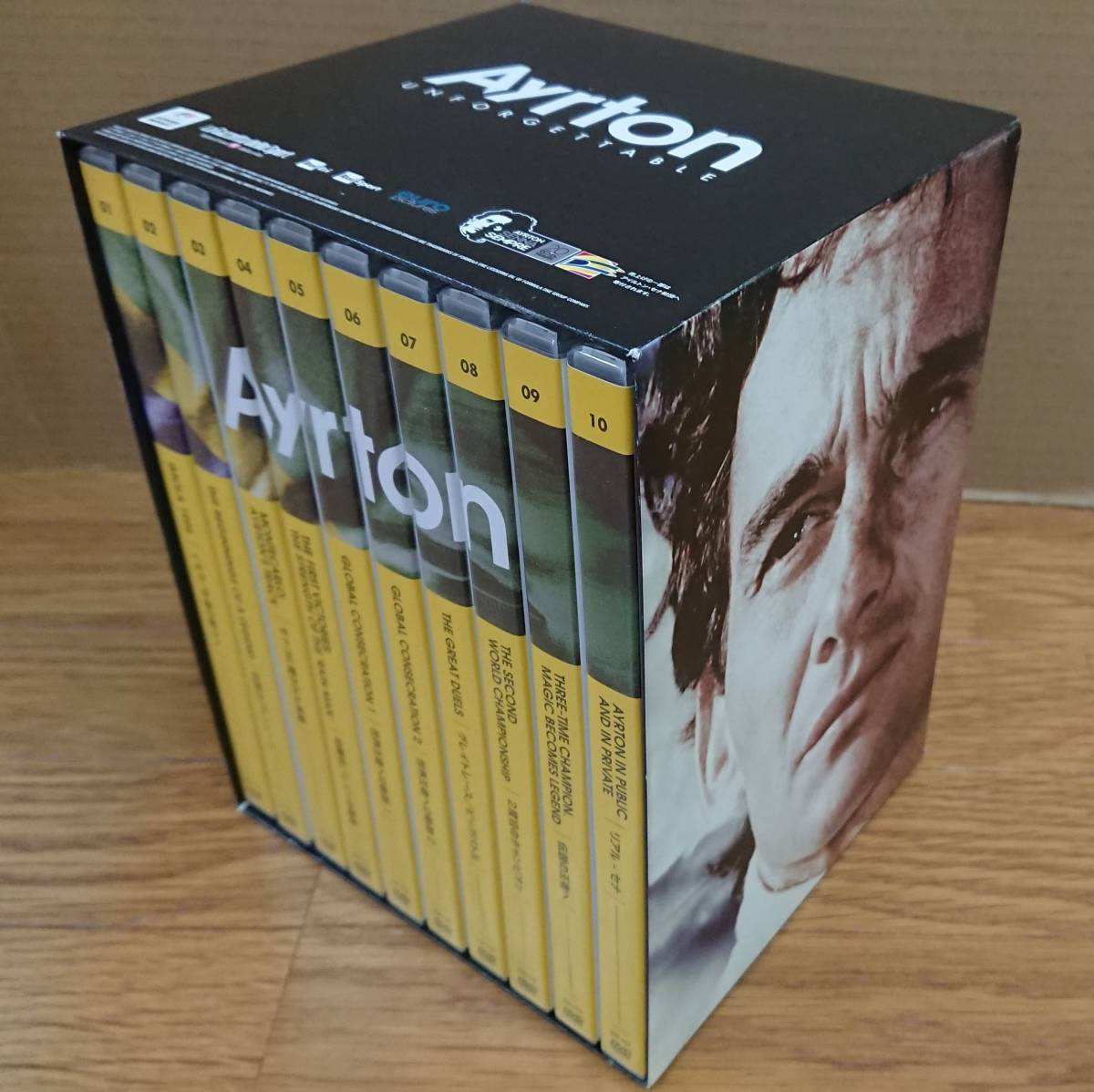 DVD　アイルトン・セナ　追憶の英雄　10巻BOXセット　ブックレット・ステッカー付_画像1