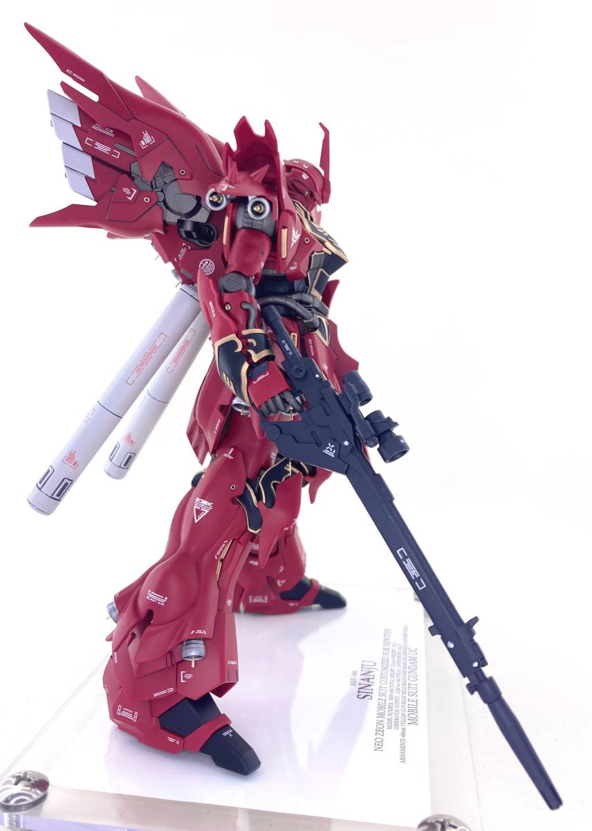 HGUC 1/144 シナンジュ 全塗装改修完成品【機動戦士ガンダムUC[ユニコーン],ガンプラ】_画像7