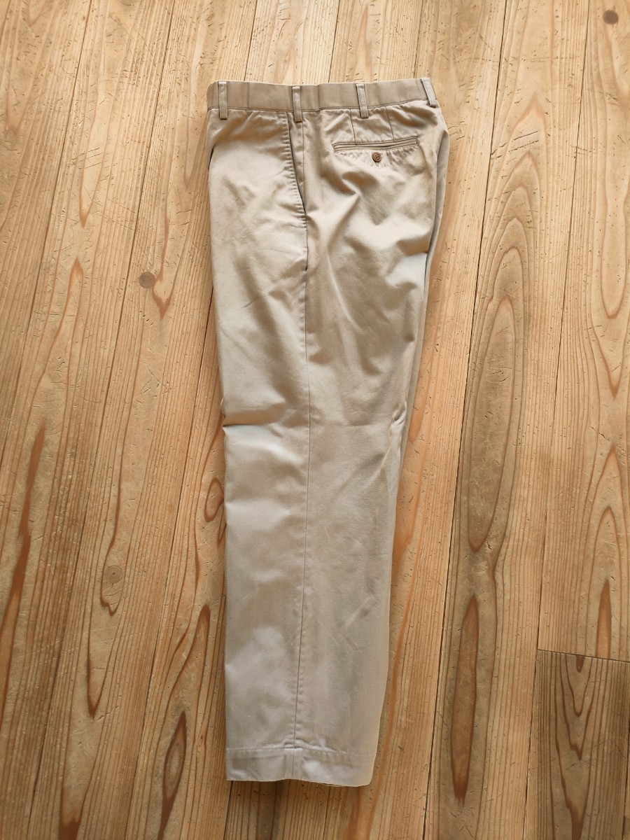 【美品☆送料☆520円】】D.C.WHITE WEST POINT OFFICER TROUSERS チノパンツ ウエポン ベージュ 44 _画像6