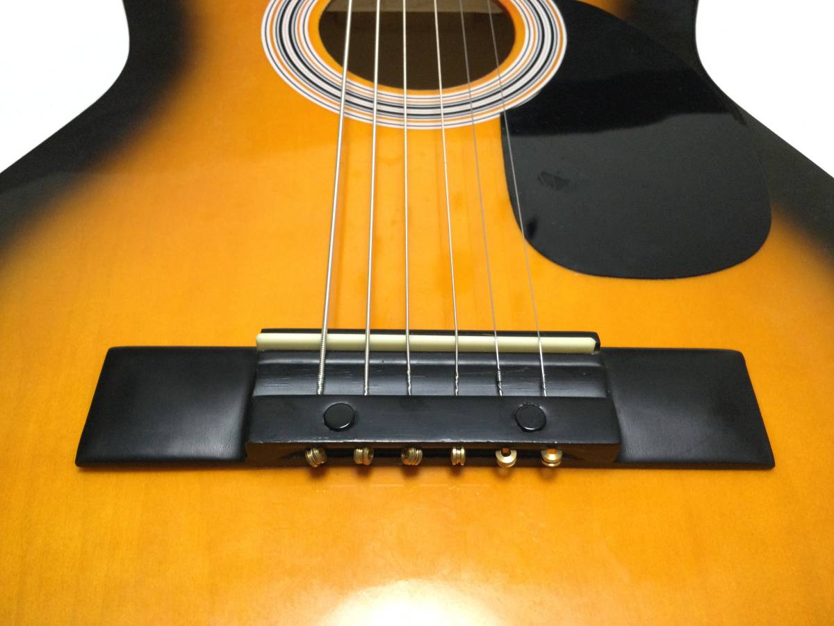 sepia crue ミニアコースティックギター W-50-TS セピアクルー ソフトケース付き_画像5