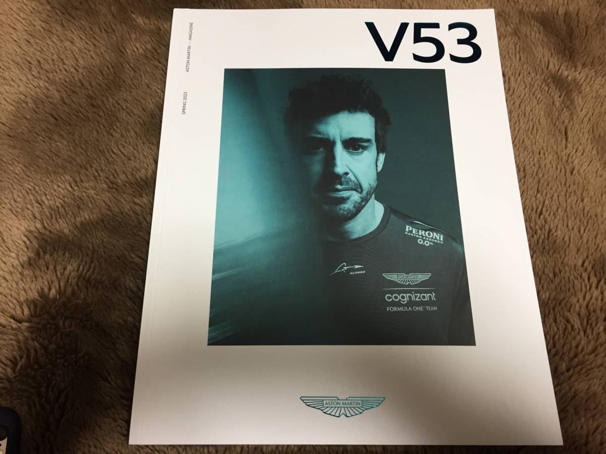 【未使用 純正 英語版】アストンマーチン「ASTON MARTIN MAGAZINE V53 SPRING 2023」 マガジン F1 FERNANDO ALONSO フェルナンド アロンソ_画像1