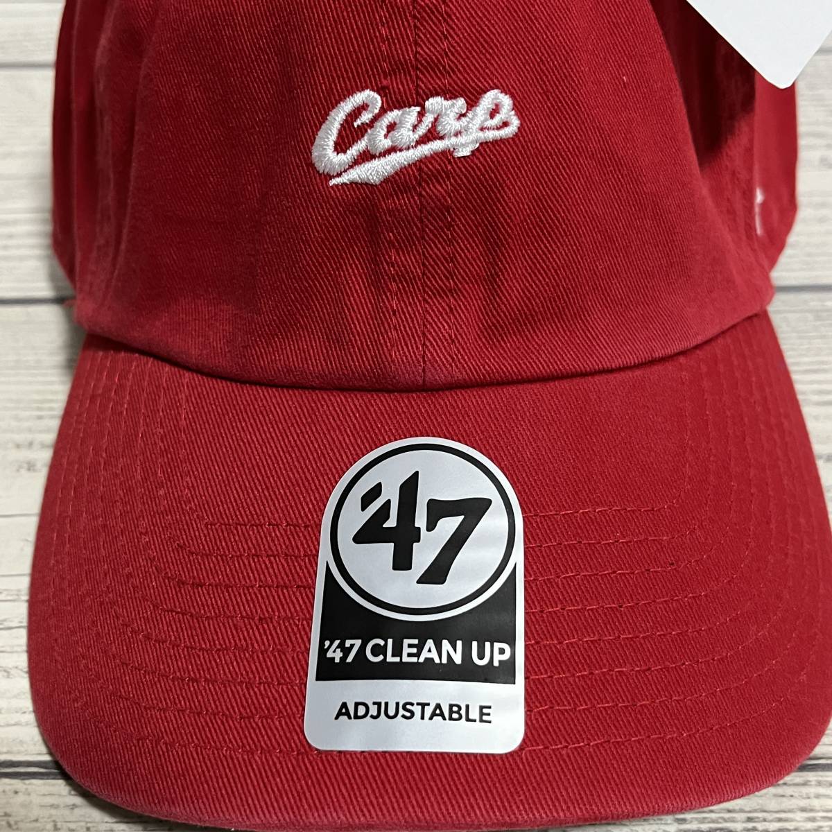 47 Brand (フォーティーセブンブランド) - 大人用野球帽 CAP 広島東洋カープ 広島カープ カープ CARP 赤ヘル (タグシール付き新品未着用)_実物②