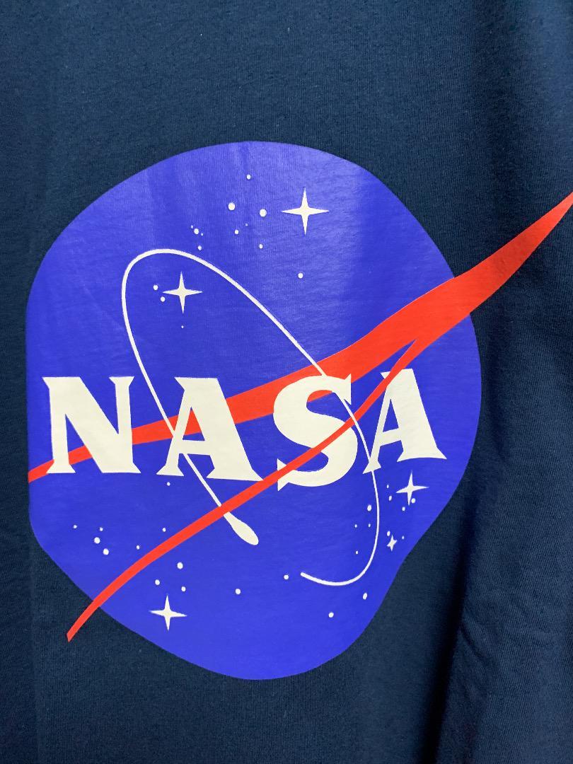 NASA(ナサ) - ＭEN NASA ロゴ Tシャツ 半袖 紺色 Lサイズ ミートボール サークル ロゴ アメリカ航空宇宙局 新品・未使用・未着用・完売品_画像2