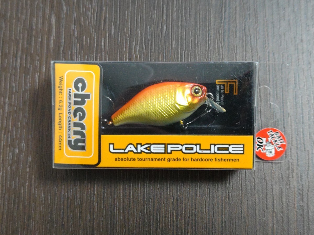 【新品 ワキン】 ジャッカル レイクポリス チェリー JACKALL LAKE POLICE cherry 44 44mm 6.2g # 廃盤 ブラックバス シャロークランク_画像1