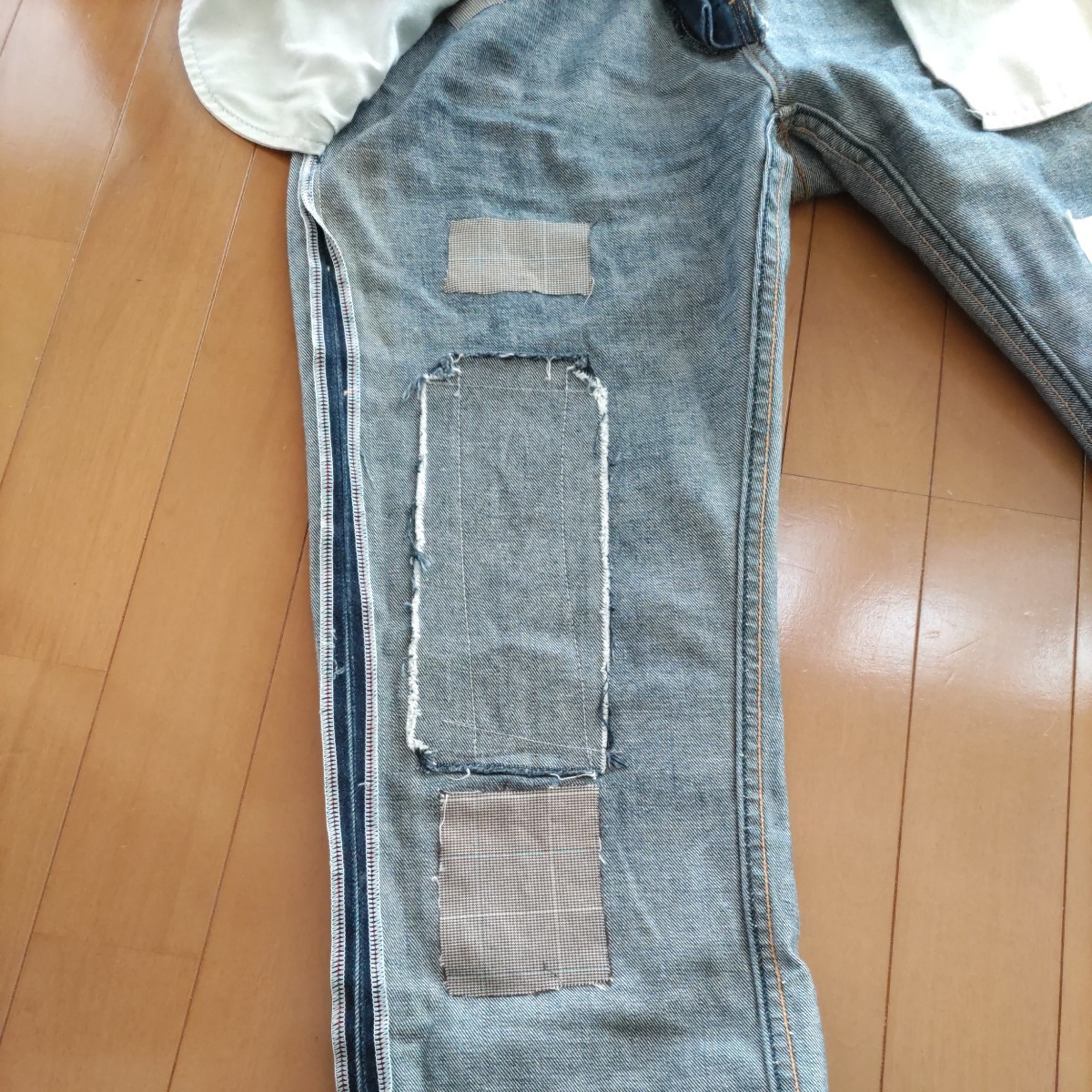 Levi's リーバイス 505 ダメージ加工　裏補強　ジーンズ 30　_画像9