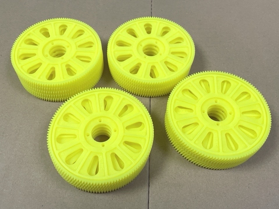 [ stock disposal special price goods ] 21 pieces set T-REX VCTRC VWINRC HK450Sport Pro etc. spiral main gear helical gear 121T M0.6 yellow color #099