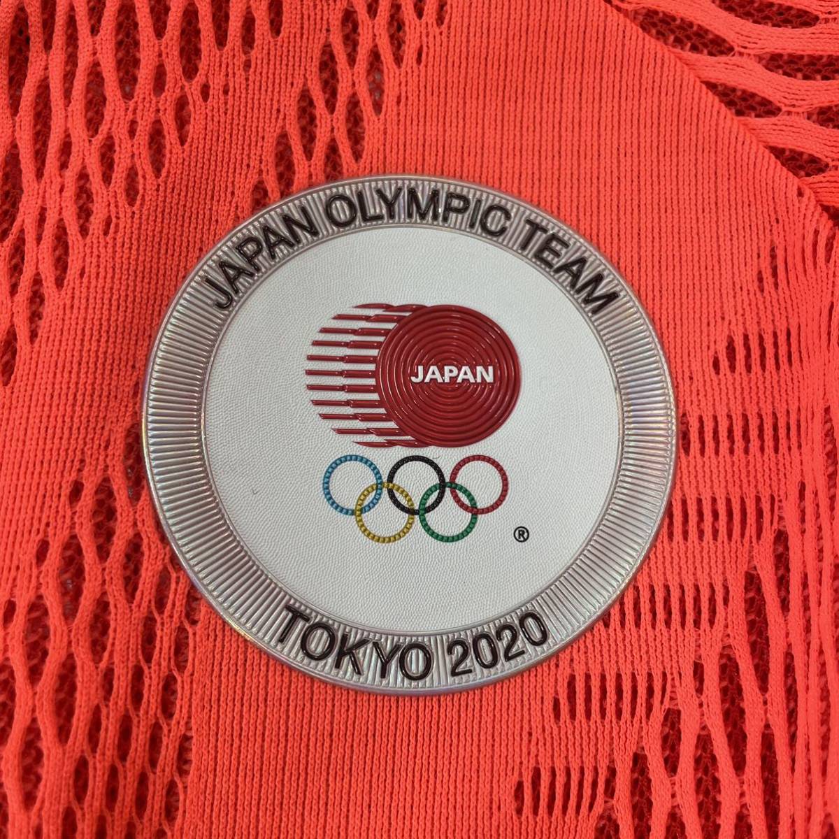 【未使用・タグ付き】asics JOC東京2020ポディウムジャケット　サンライズレッド　東京オリンピック　アシックス　XLサイズ