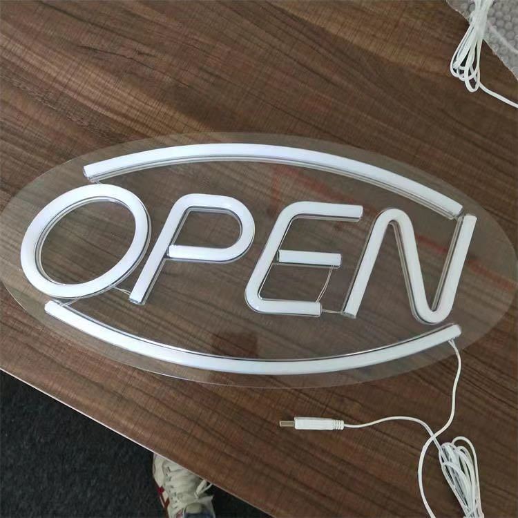 光る看板 open ネオン オープン LED看板 店舗用 ネオンサイン 吊り下げの画像4