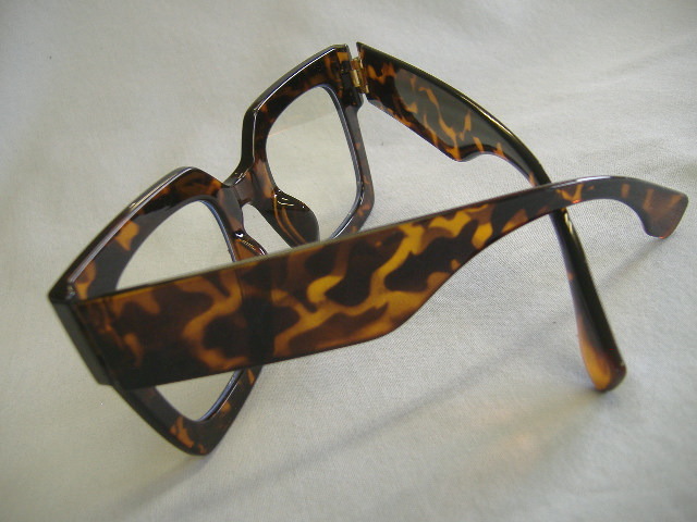  Vintage ~ no lenses fashionable eyeglasses ~ rockabilly ~bati- Hori -~a-ru deco ~jubi Lee shoes ~ Star ob Hollywood ~50s~ Space labo