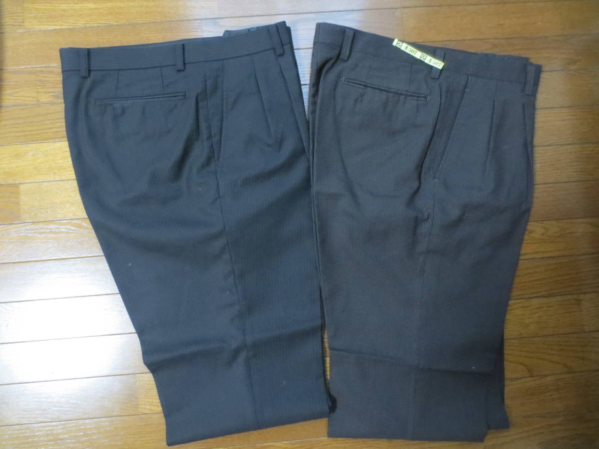 【MENS】ビジネススラックス×２　USED美品　クリーニング済み_画像9