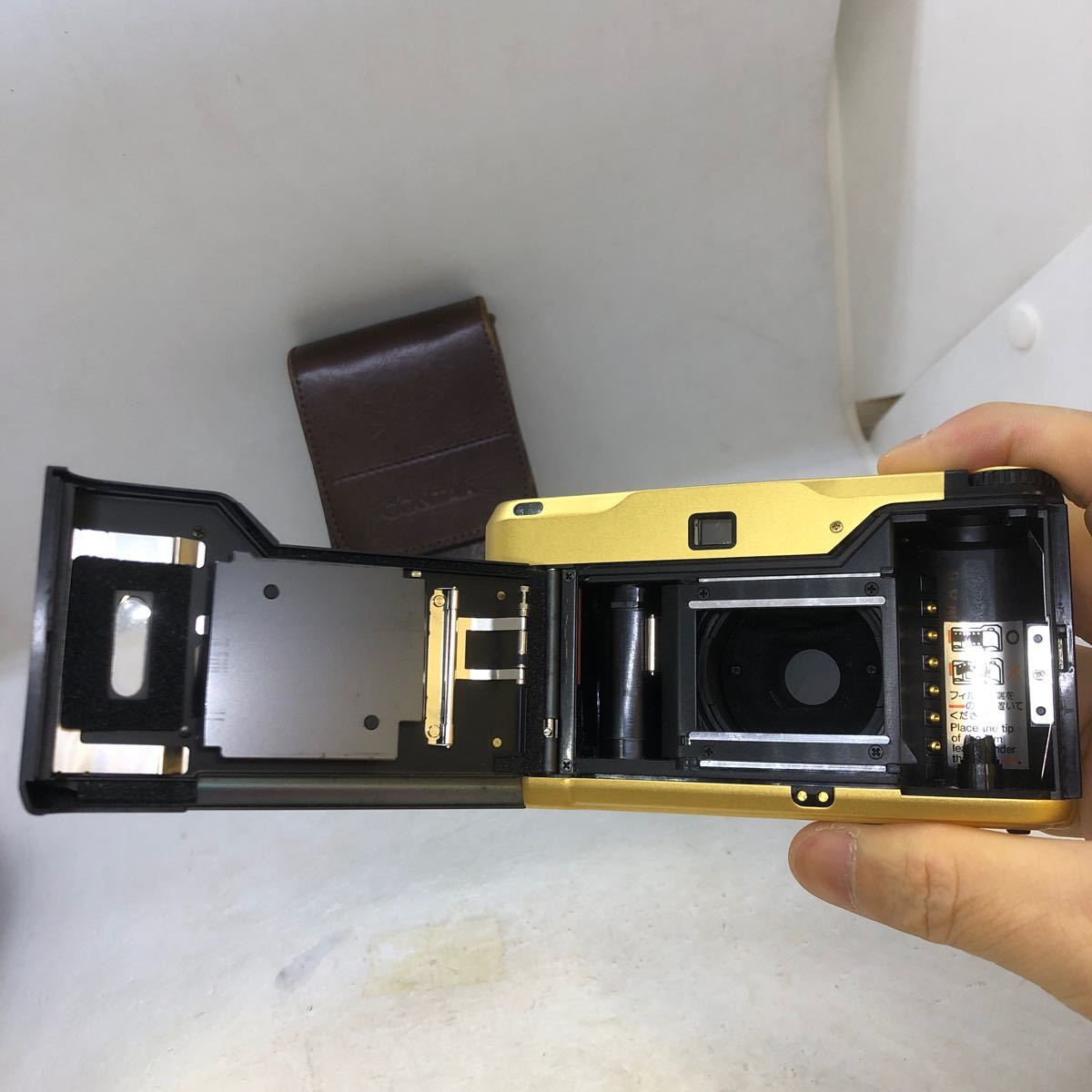 ★美品★動作品★ Contax コンタックス T2 Gold 60th 60 Years Limited リミテッド Film Camera From JAPAN ☆純正ケース付き☆ _画像8