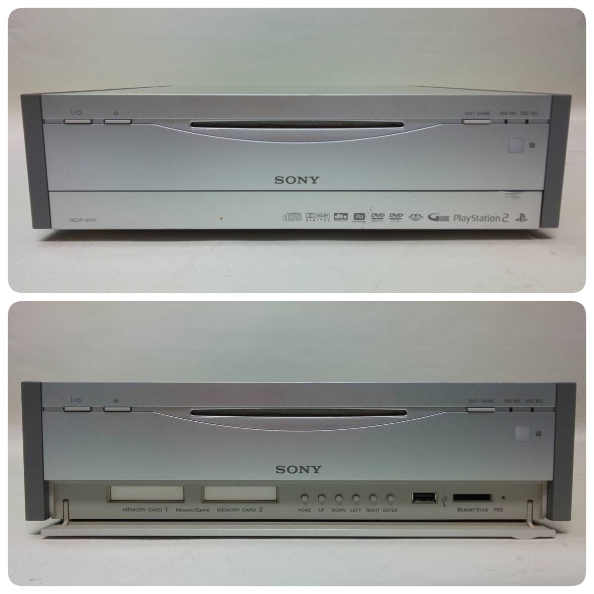 ◆24-8 【現状品/ジャンク】 SONY ソニー　PSX DESR-5100　リモコン2個付属_画像5