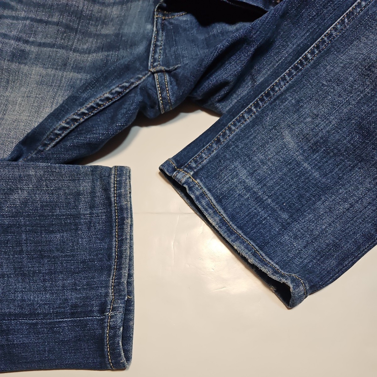 DENHAM RAZOR LLA SLIM FIT CANDIANI DENIM LAZY LA デンハム レイザー スリムフィット レイジーロサンゼルス カンディアーニデニム W31L32_画像8