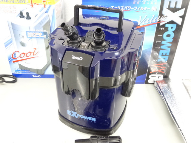 ジャンク 2点セット まとめて Tetra テトラ EX POWER FILTER バリュー エックスフィルター VX-60 Cool Tower クールタワー CR-2N_画像5