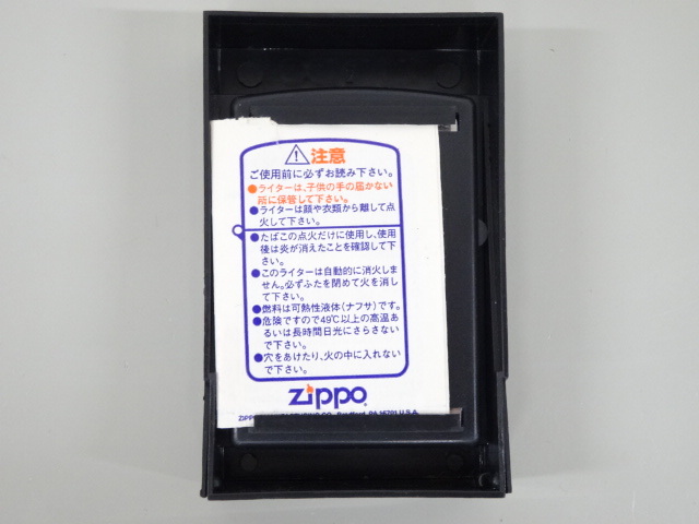 新品 未使用品 2003年製 ZIPPO ジッポ INDIAN インディアン ネイティブアメリカン 立体 メタル貼り シルバー 銀 オイル ライター 喫煙 USA_画像10