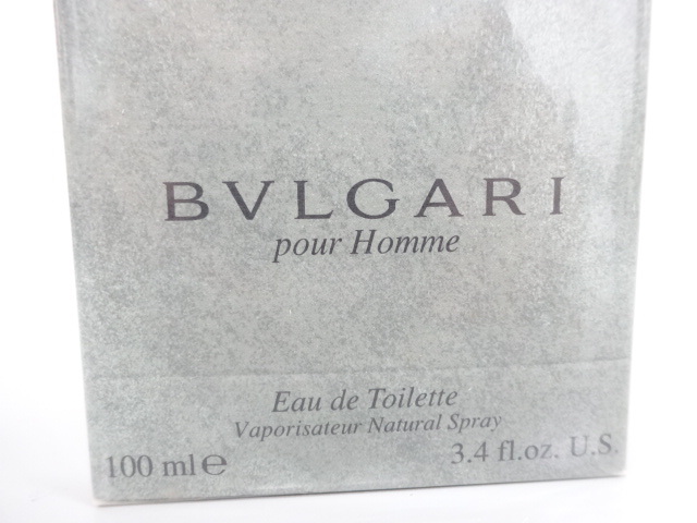 新品 未開封品 BVLGARI ブルガリ POUR HOMME プールオム 100ml オードトワレ EDT 香水 フレグランス 旧パッケージの画像3